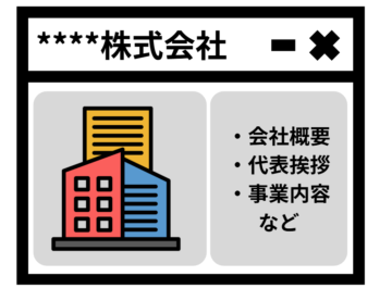 コーポレートサイトのイメージ画像