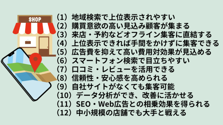 MEO対策のメリット12選